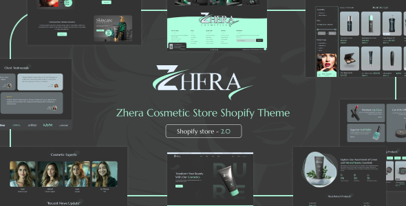 Zhera-化妆品店Shopify主题