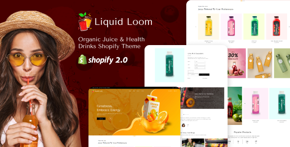 Liquid Loom-饮料店和果汁店Shopify主题