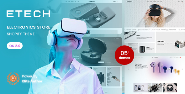 Etech-电子商店Shopify 2.0主题