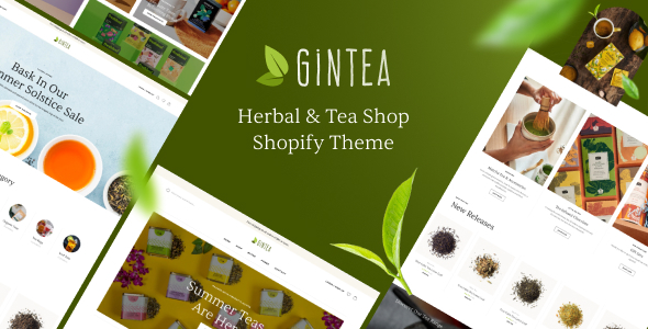 Ap Gintea-草药和茶Shopify主题