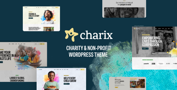 Charix-慈善非营利WordPress主题