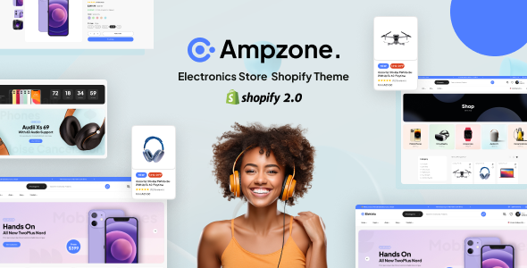 Ampzone-电子商店Shopify主题
