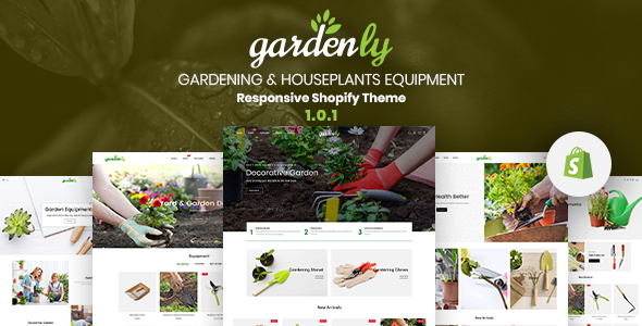 Gardenly-园艺和室内植物设备响应式Shopify主题