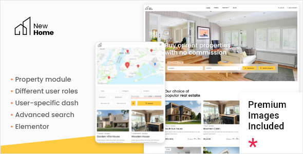 NewHome-房地产WordPress主题