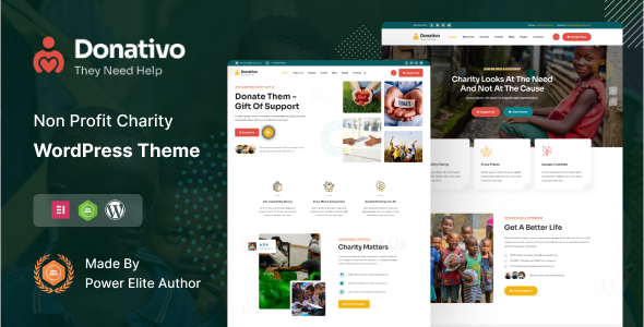 Donativo-非营利筹款慈善WordPress主题