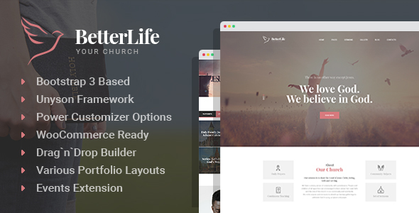 BetterLife-教会与宗教WordPress主题