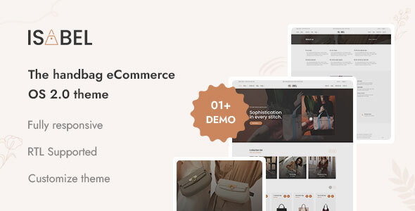 Isabel-手提包电子商务响应式Shopify 2.0主题