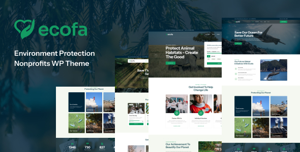 Ecofa-环保非营利WordPress主题