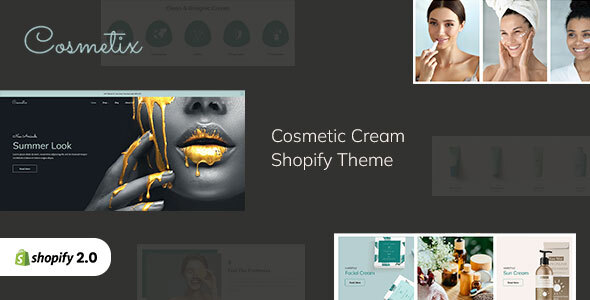 Cosmetix-美容化妆品Shopify主题