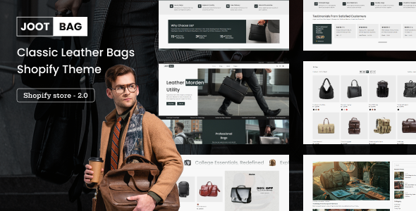 Jootbag-购物袋商店和钱包商店Shopify主题