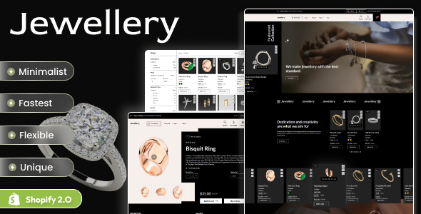 珠宝-现代钻石Shopify 2.0主题