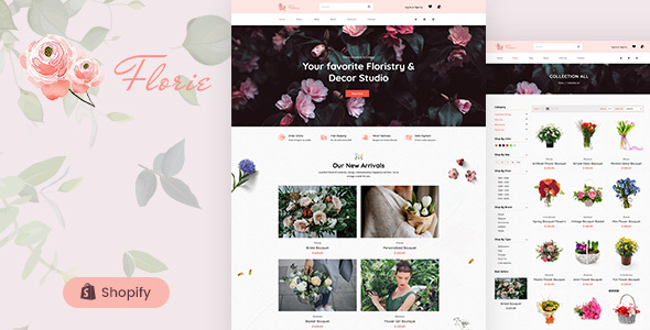 花店-花店，花店Shopify