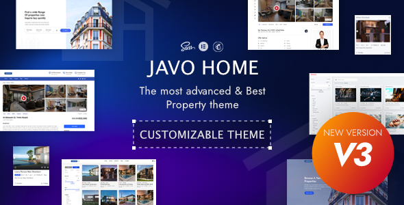 Javo Home-房地产，物业WordPress主题