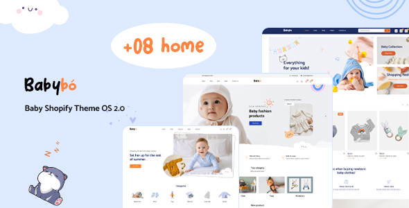 Babybo–儿童商店和婴儿商店Shopify主题操作系统2.0