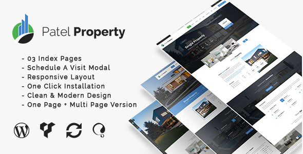 PatelProperty-单房地产WordPress主题
