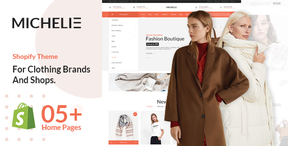 MICHELIE–简约干净的时尚Shopify主题