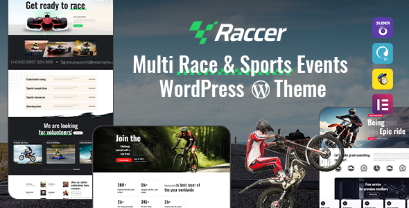 Racer-比赛和体育赛事WordPress主题