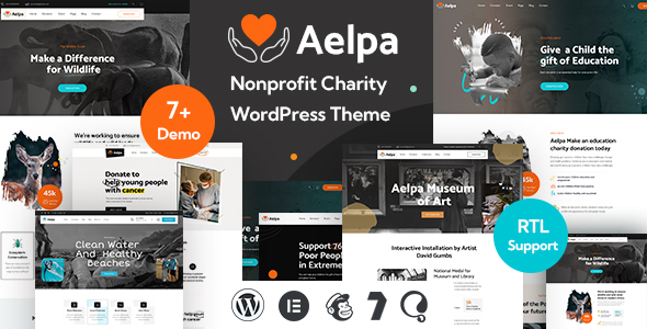 Aelpa-非营利慈善WordPress主题