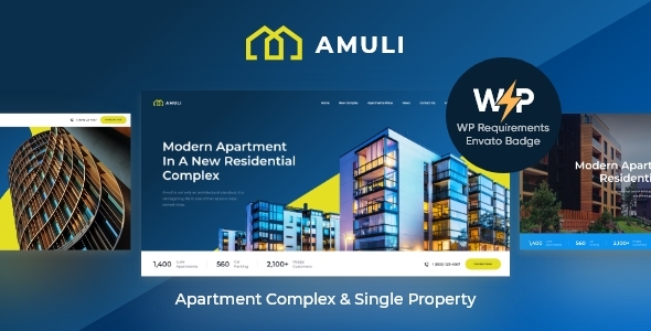 Amuli |房地产和房地产市场WordPress主题