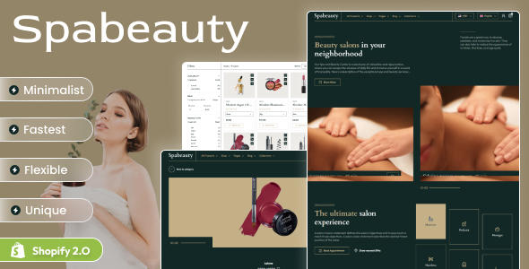 水疗美容-治疗与健康Shopify 2.0主题