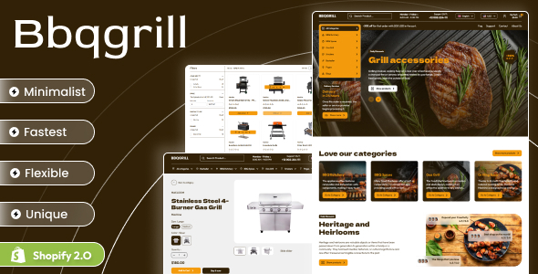 Bbqgrill-烧烤机Shopify 2.0商店