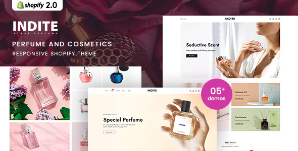 Indite-香水和化妆品Shopify 2.0主题