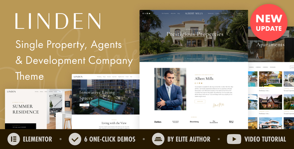 Linden–单房地产代理WordPress