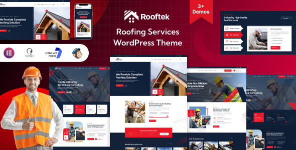 Rooftek-屋顶服务WordPress主题