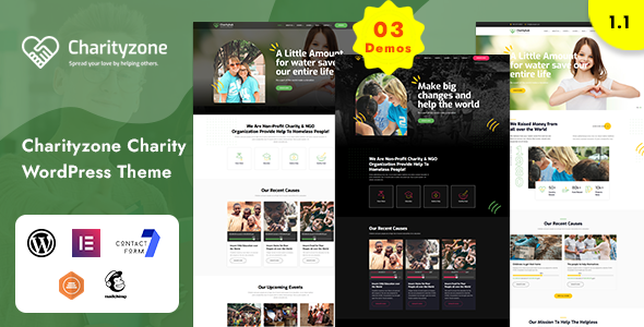 Charityzone-捐赠WordPress主题