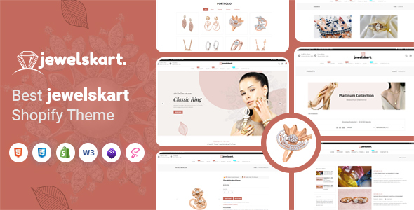 Jewelskart-珠宝响应式Shopify主题操作系统2.0