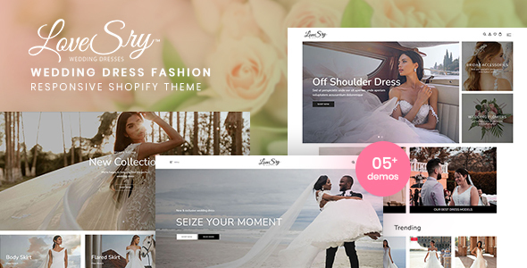 LoveSry-婚纱时尚响应Shopify主题