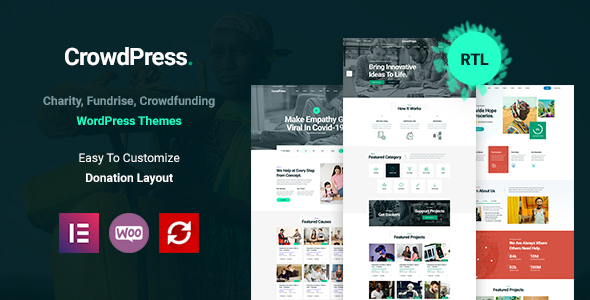 CrowdPress-众筹响应式WordPress主题