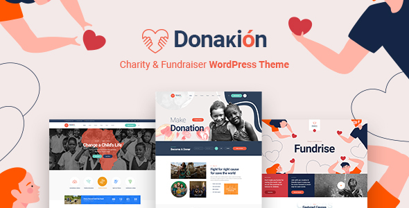 Donakion-筹款与慈善基金会WordPress主题+RTL