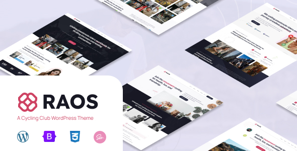 Raos-响应式自行车俱乐部和社区WordPress主题
