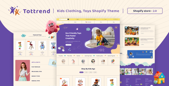 Tottend-教育玩具商店Shopify主题