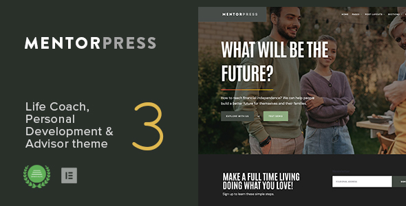 MentorPress-生活教练和顾问WordPress主题