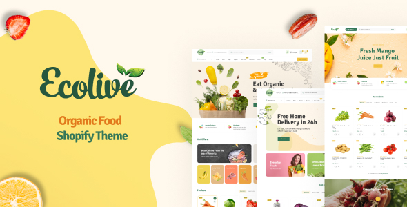 Ap Ecolive-有机食品Shopify主题