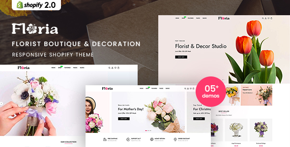 Floria-花店精品和装饰店Shopify 2.0主题