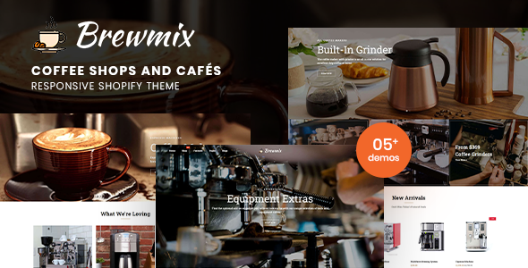 Brewmix-咖啡店和咖啡馆响应式Shopify主题