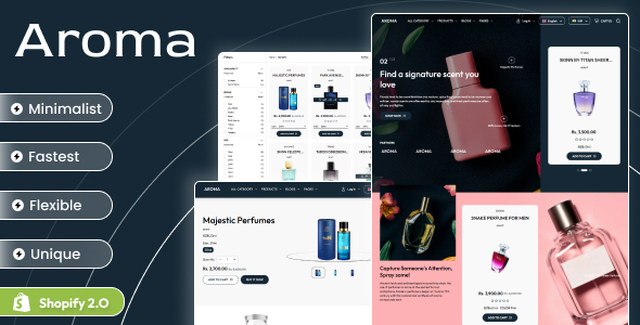 Aroma-香水电子商务Shopify 2.0商店