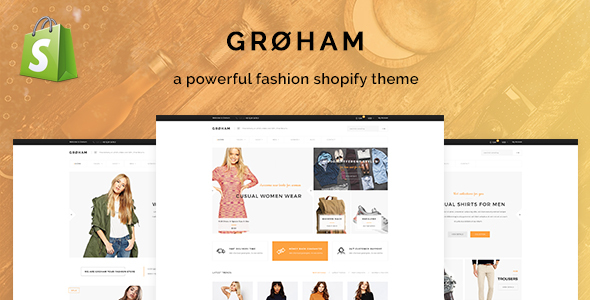 Groham-时尚电子商务Shopify主题