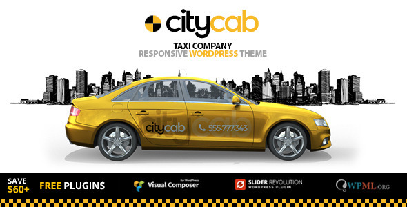 CityCab-出租车公司WordPress主题