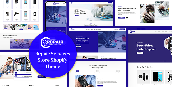 Ropair-手机电脑和电子维修服务商店Shopify主题操作系统2.0