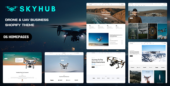 Skyhub-无人机和无人机业务Shopify主题