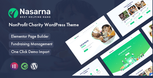 Nasarna-非营利慈善WordPress主题