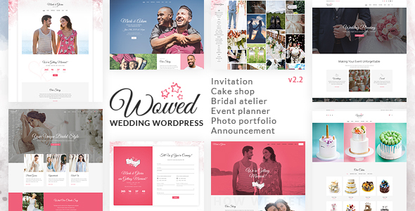 WoWedding-面向婚礼的WordPress主题