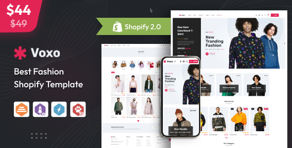 Voxo-多用途Shopify主题。快速、干净、灵活。操作系统2.0
