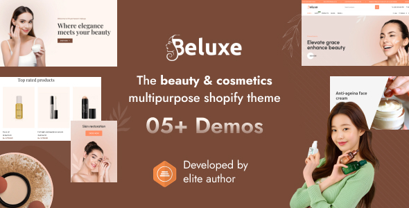 Beluxe-美容、化妆品和护肤Shopify 2.0主题
