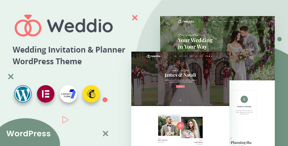 Weddio-婚礼邀请和策划WordPress主题
