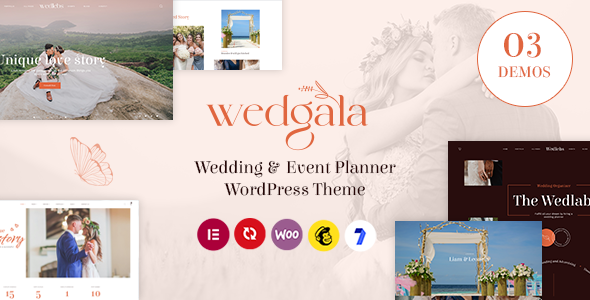 Wedgala-婚礼和活动策划WordPress主题